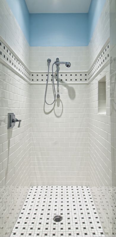 Elegant Shower with Modern Fixtures